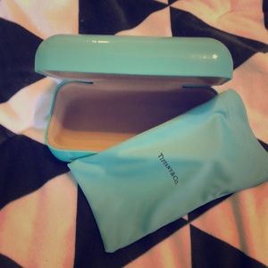 Tiffany & Co. Accessories - Tiffany & Co sunglasses case and drawstring holder Tiffany & Co. Accessories - Tiffany & Co sunglasses case and drawstring holder